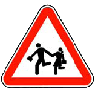 School crossing patrol ahead